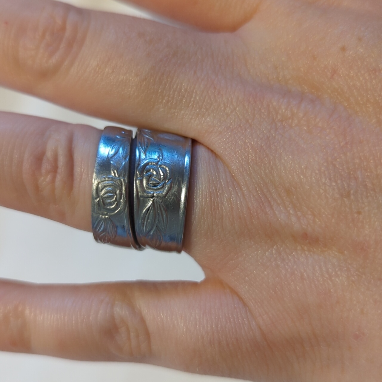 Imperial Stainless Steel Silverware Ring - Sz 825 18$